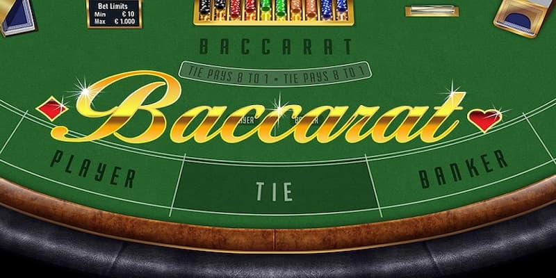 Hội viên khi chơi baccarat sẽ xuống tiền vào một trong ba cửa cược trên