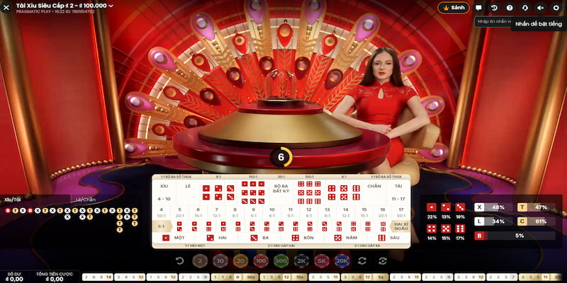 Tài xỉu là sản phẩm casino hot nhất 2025