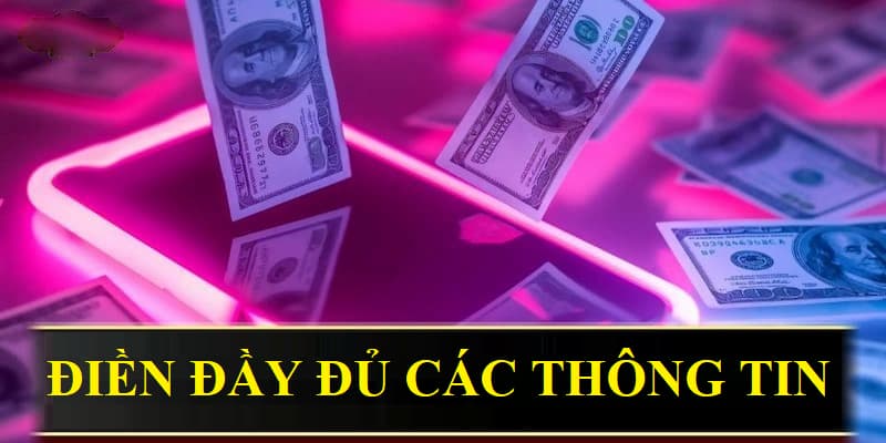 Hội viên cần đảm bảo điền đầy đủ và chính xác các thông tin để nạp tiền HB88 thành công