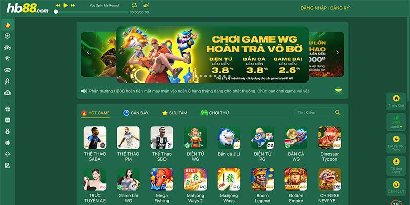 Slot nổ hũ HB88 mang đến cho thành viên giao diện khoa học và đơn giản