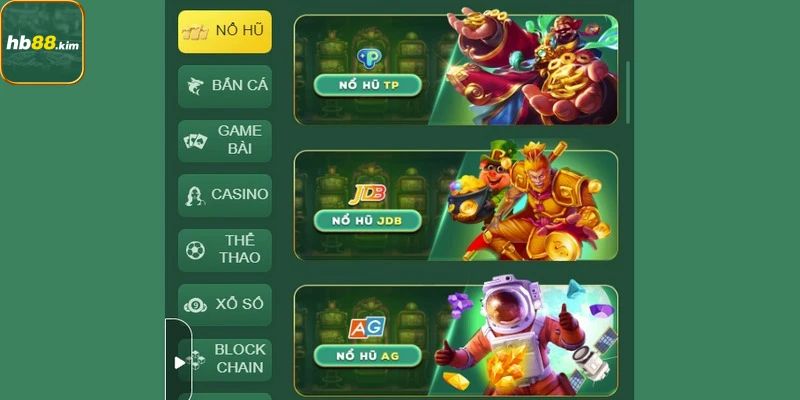 Nổ hũ JDB được yêu thích tại HB88